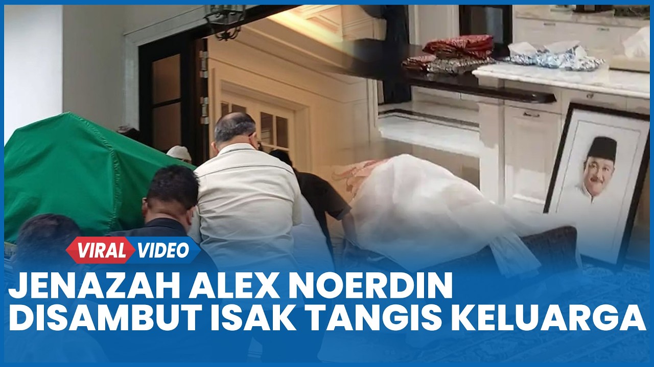 Disambut Keluarga, Jenazah Eks Gubernur Sumsel Alex Noerdin Tiba di Rumah Duka Kebayoran Jaksel