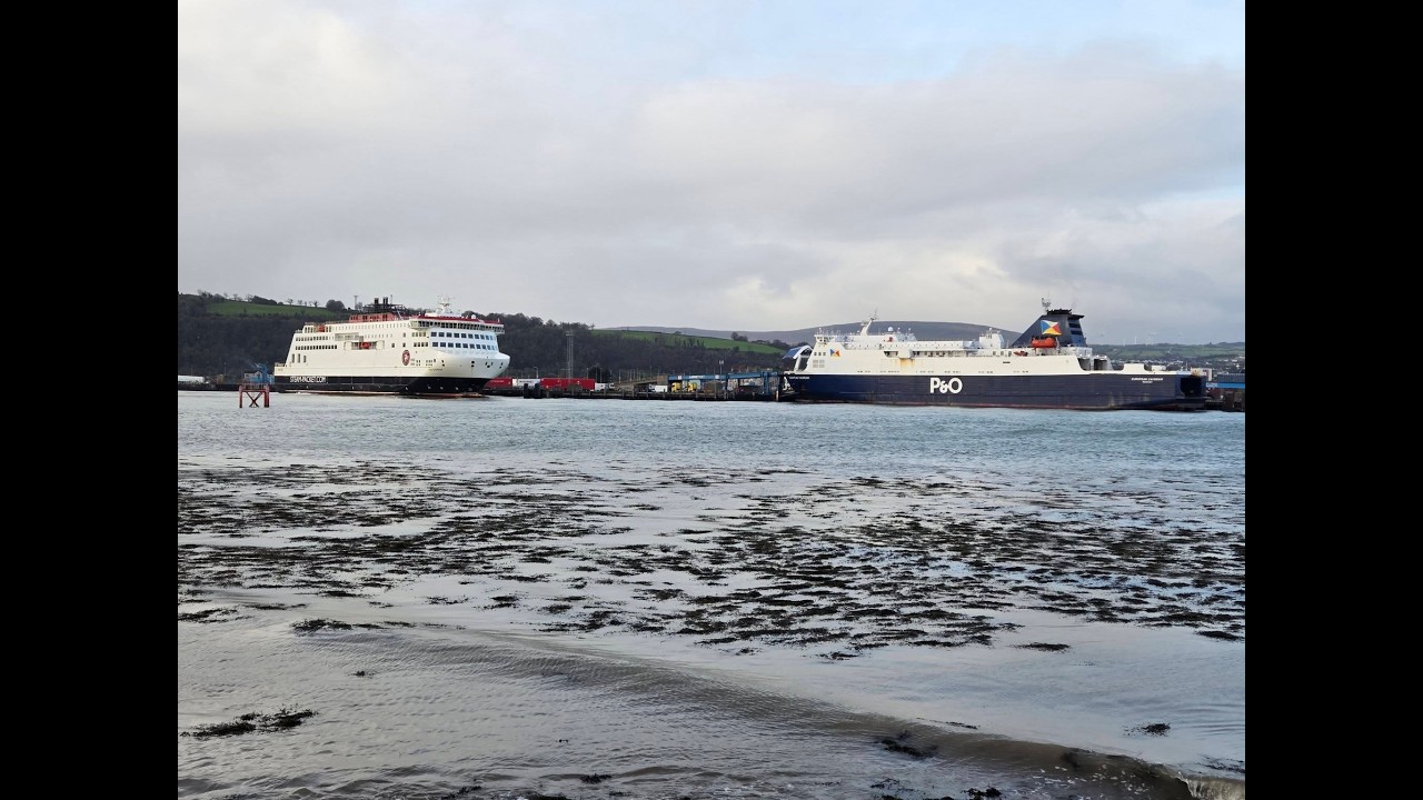 Manxman , European Causeway & Pilot Boat Sarah Mclaughlin in Larne. 1/1/26