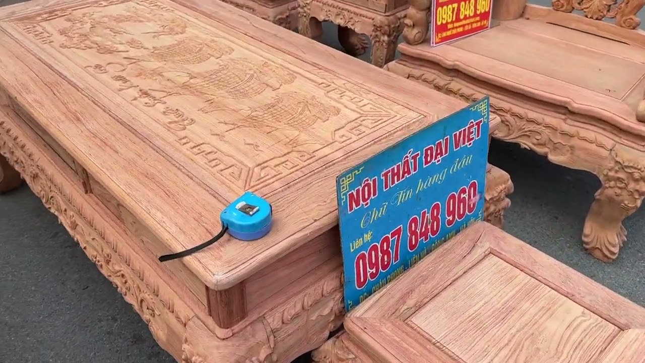 Minh đào tay 12 chân 12 gỗ hương đá giâ hạt rẻ