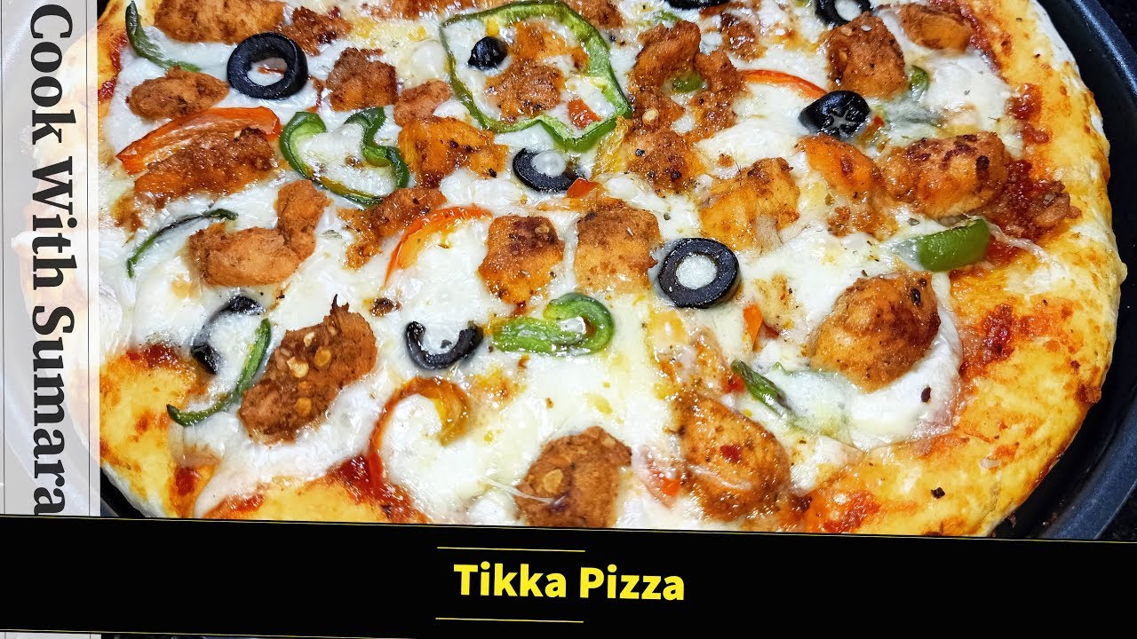 Chicken Tiika Pizza Recipe (Cook With Sumara)