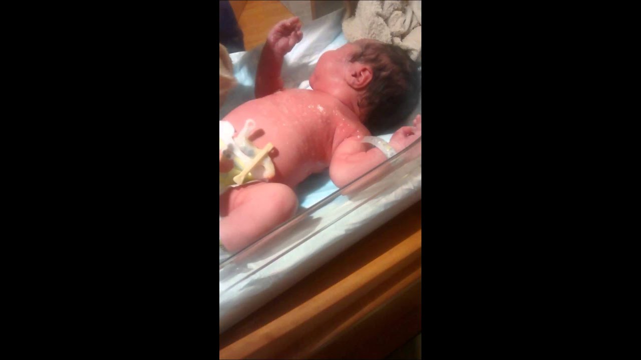 Shelby's first bath :)