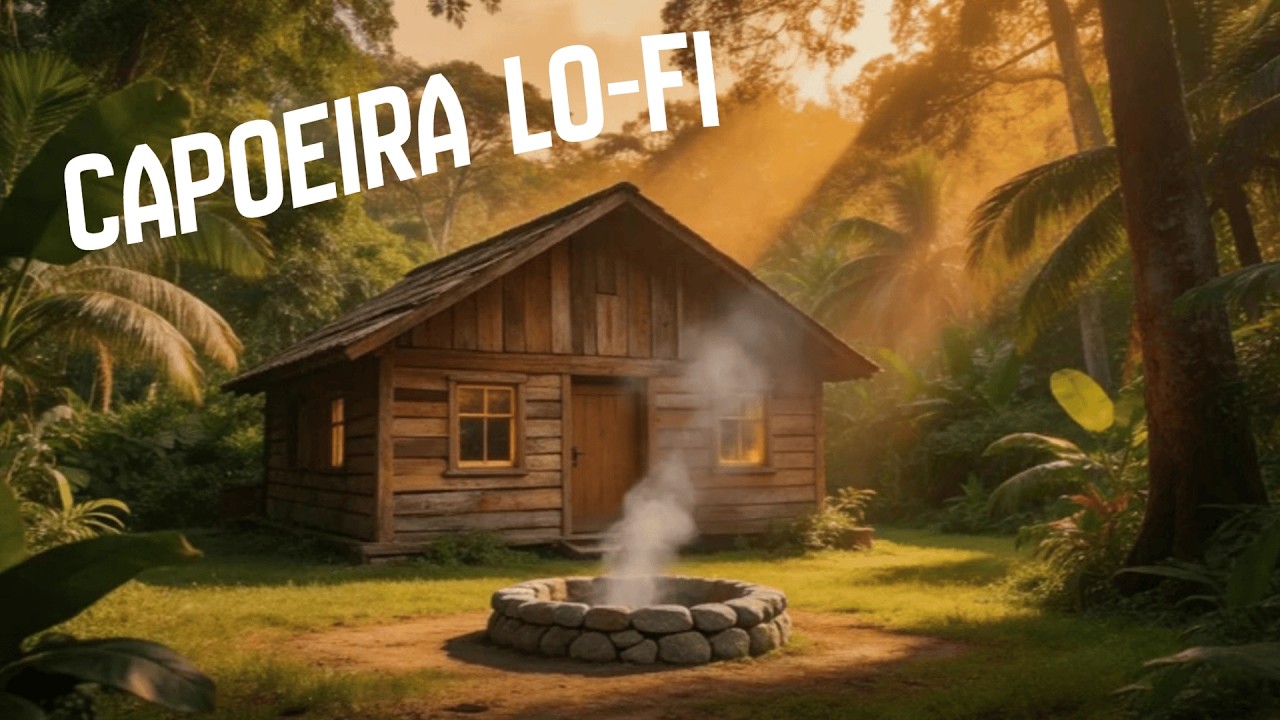 1 Hour Capoeira Lo-Fi - Relaxing Atabaque, Berimbau, Sax and Piano - Ginga Flow #3