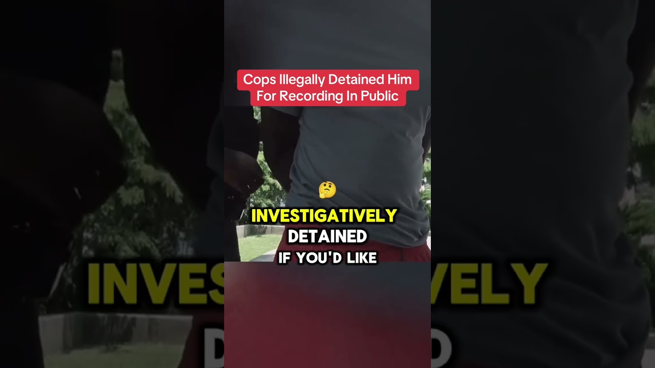 Cops Illegally Detained Him For Recording In Public&hellip; Part 2 #cops #bodycam #police #policeofficer