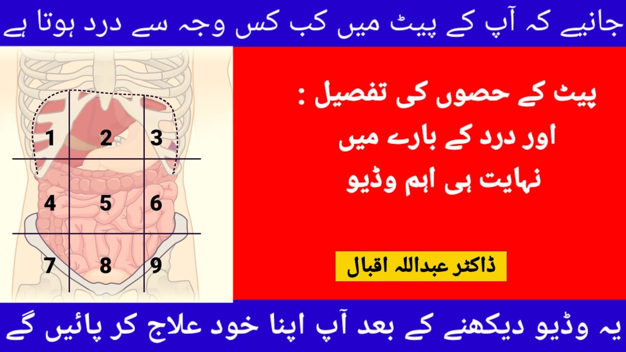 Pet mein dard kyun hota hai | Janiye wajohat aur pait ke dard ka ilaj in Urdu/Hindi by Dr. Abdullah