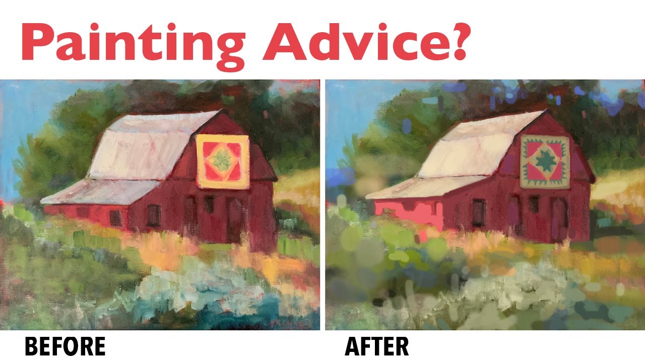 Painting advice & easy 2-point perspective explanation