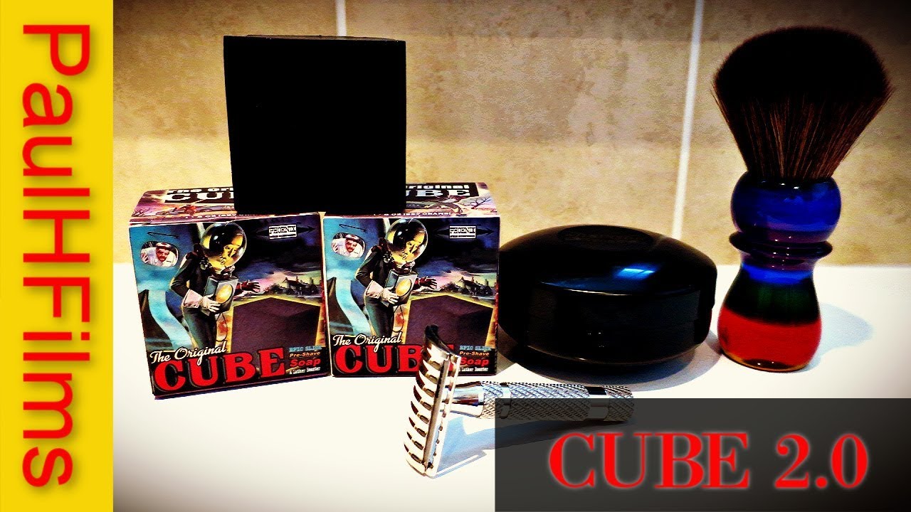 Phoenix Artisan Accoutrements | "Prismatic" DE Razor + *New* CUBE 2.0 Pre Shave Soap