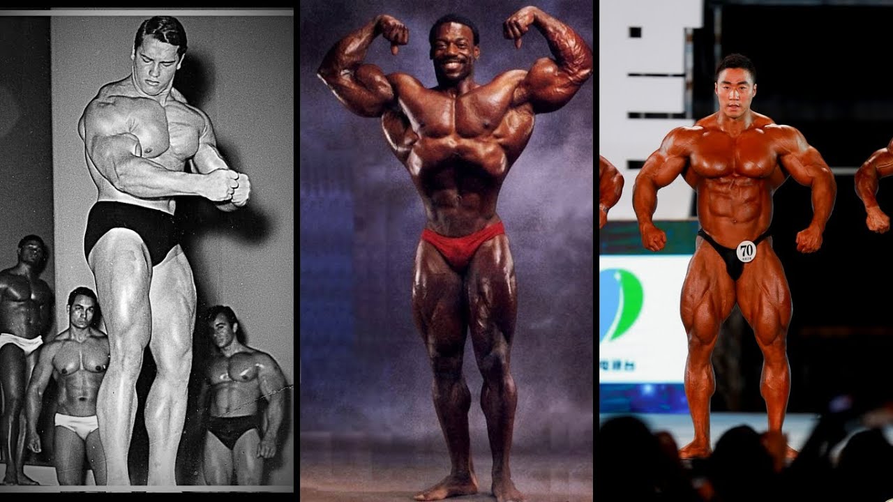 Alle Mr. Universum Gewinner (1948-2019, NABBA)