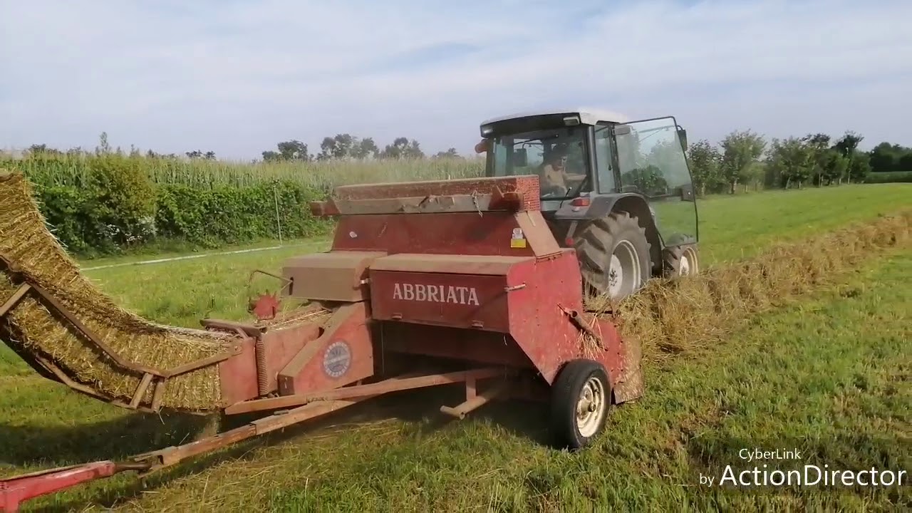 Lamborghini sprint 654-55 con imballatrice abbriata e rimorchio agri nord