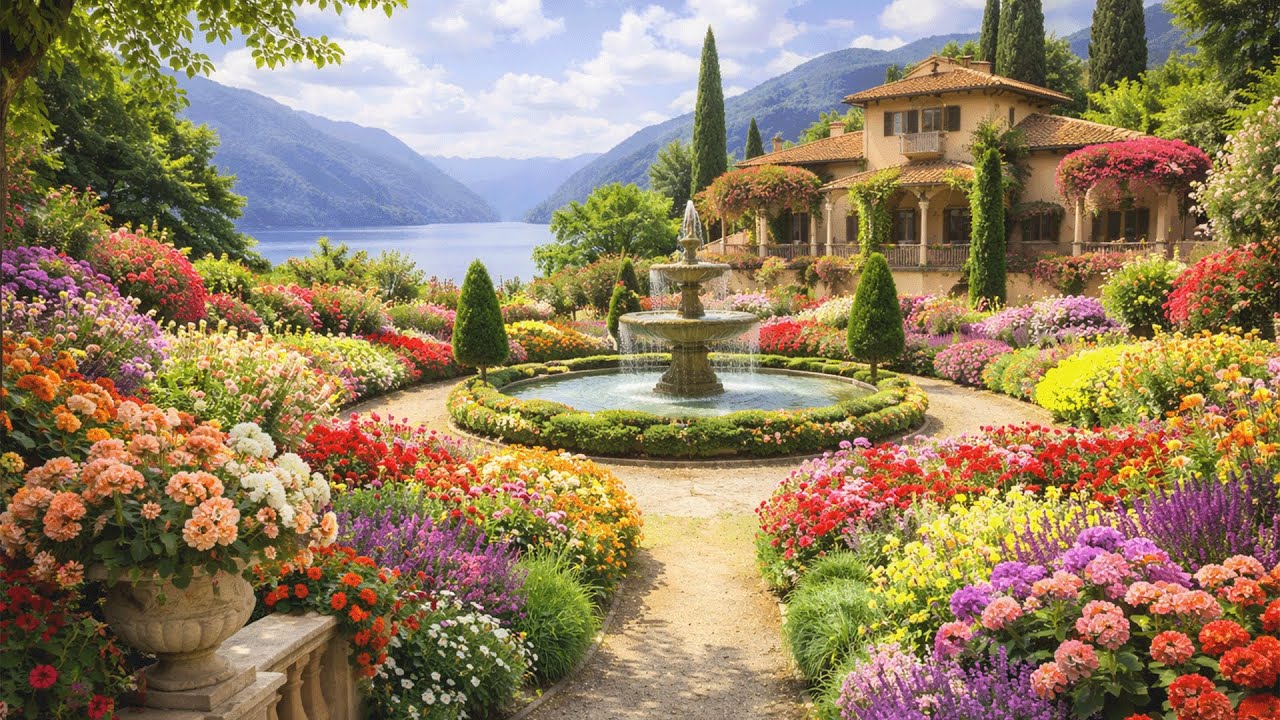 Aurora Bloom Valley Garden Tour Netherlands Ultra Slow Walk in Pure Silence