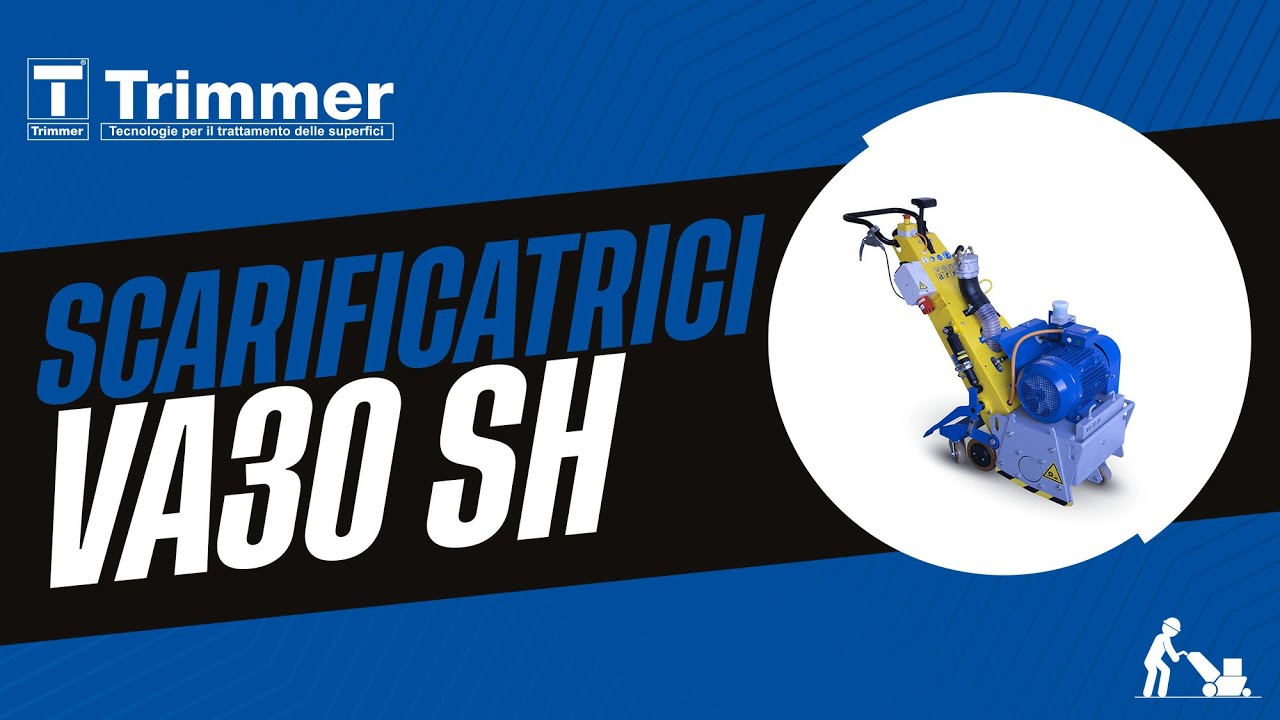 Rimozione resina con scarificatrice VA30 SH Von Arx