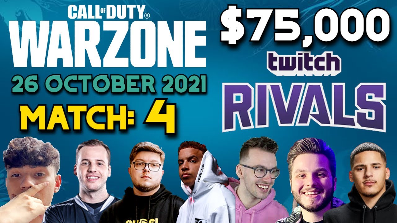 Турниры Warzone Iron Trials на Twitch Rivals с призовым фондом 75 000 долларов / Матч: 4