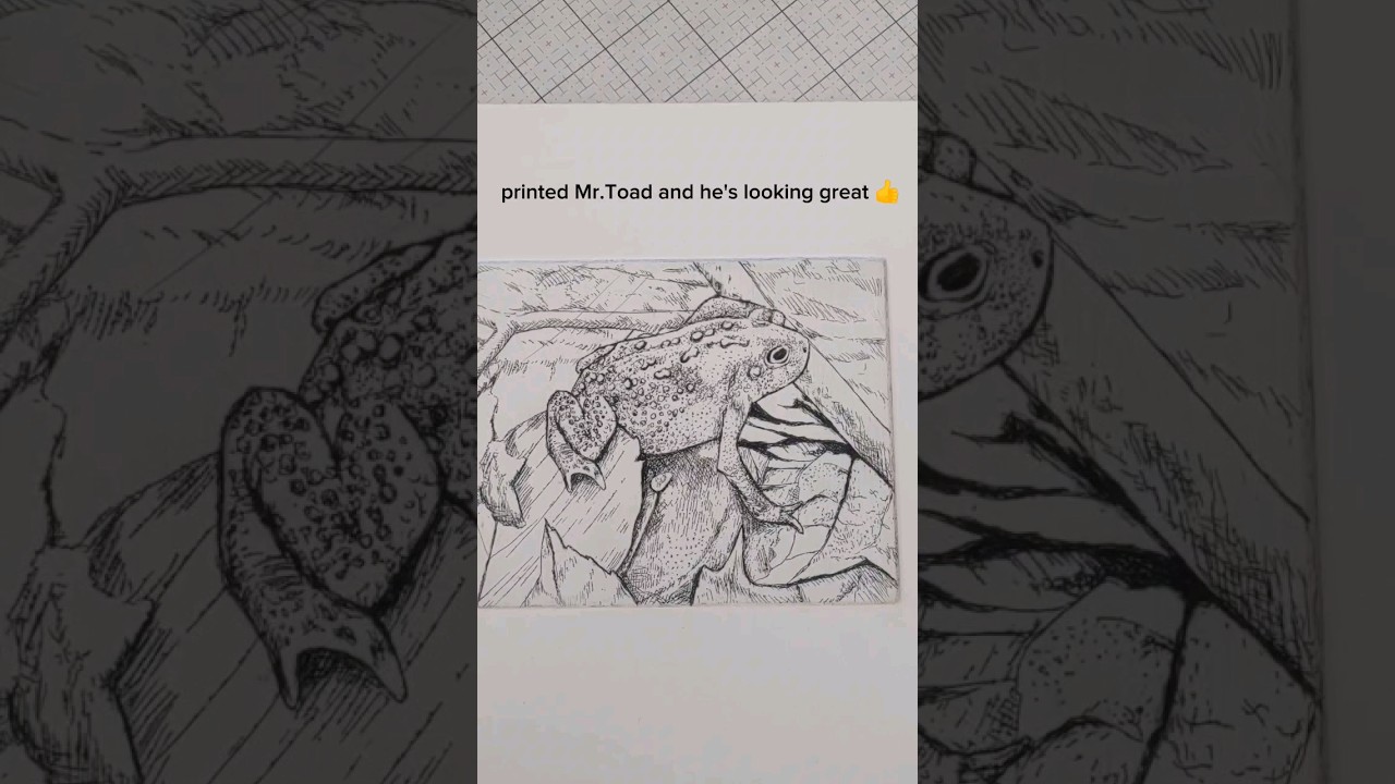 Copper plate etching with acid