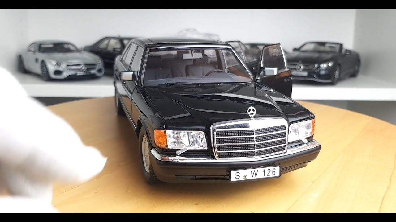 1/18 Norev Mercedes-Benz 560 SEL W126 S-Klasse - Schönste S-Klasse!? | Diecast Review