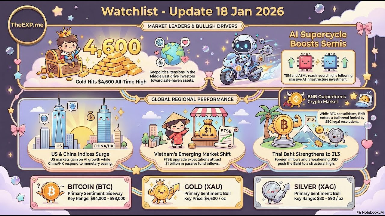 สรุป Watchlist (18 ม.ค. 2026) โดย #theexpme