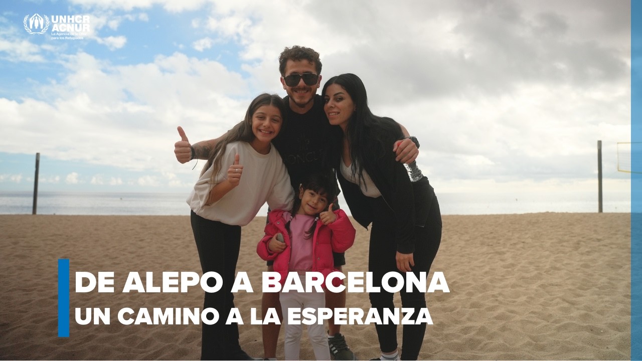 De Alepo a Barcelona: una familia siria refugiada recupera la esperanza