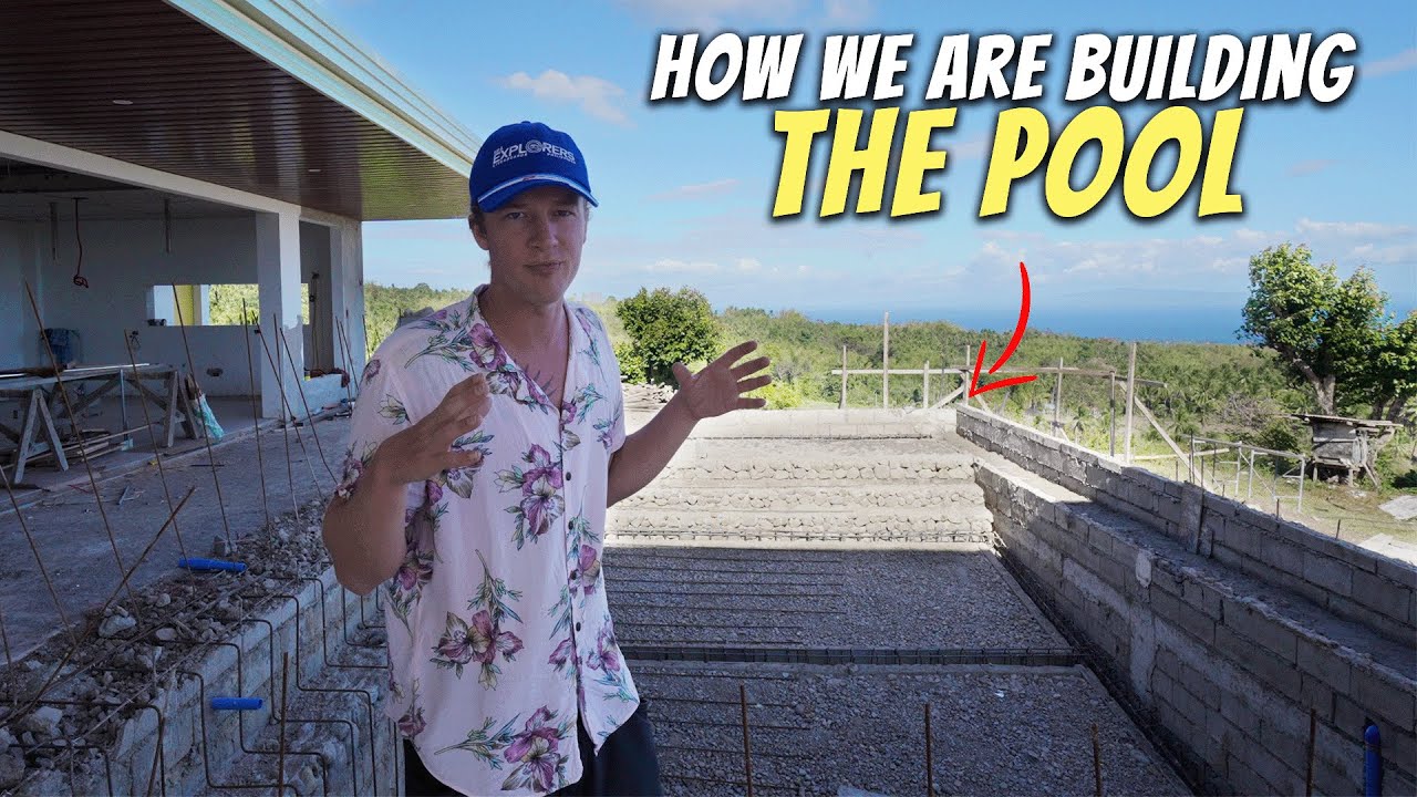 BUILDING INFINITY POOL - Home in the Philippines
