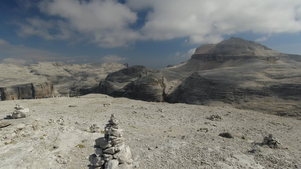 SASS PORDOI - PIZ BOE' - RIFUGIO CAPANNA FASSA dal Passo Pordoi