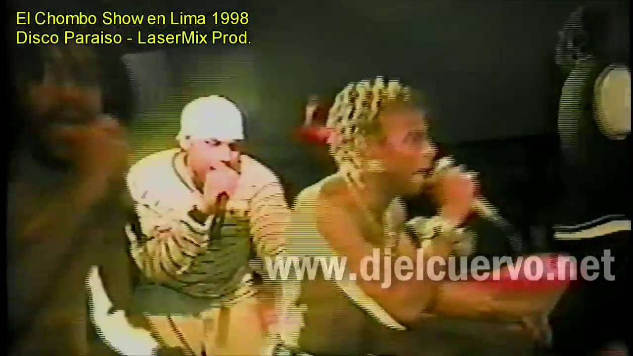 EL CHOMBO Y LOS CUENTOS DE LA CRIPTA 3 EN CONCIERTO LIMA PERU AÑO 98,LASER MIX