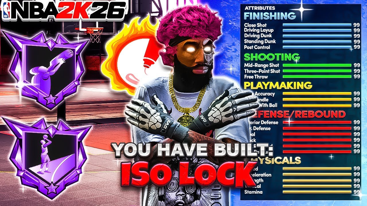 I MADE A 6'7 ISO LOCK GLITCH!!! | Nba 2k26 Best Iso Lockdown Build