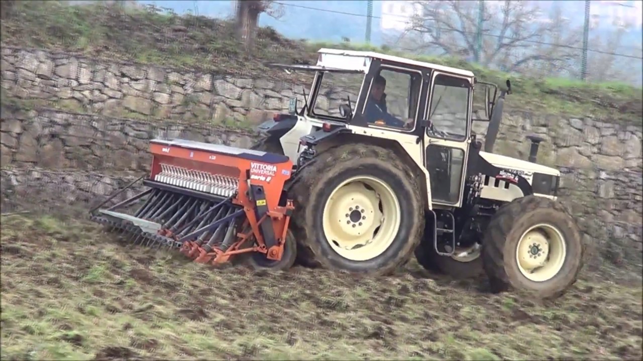 [Semina Erbaio 2016] Lamborghini 874-90  con Seminatrice CIMAC