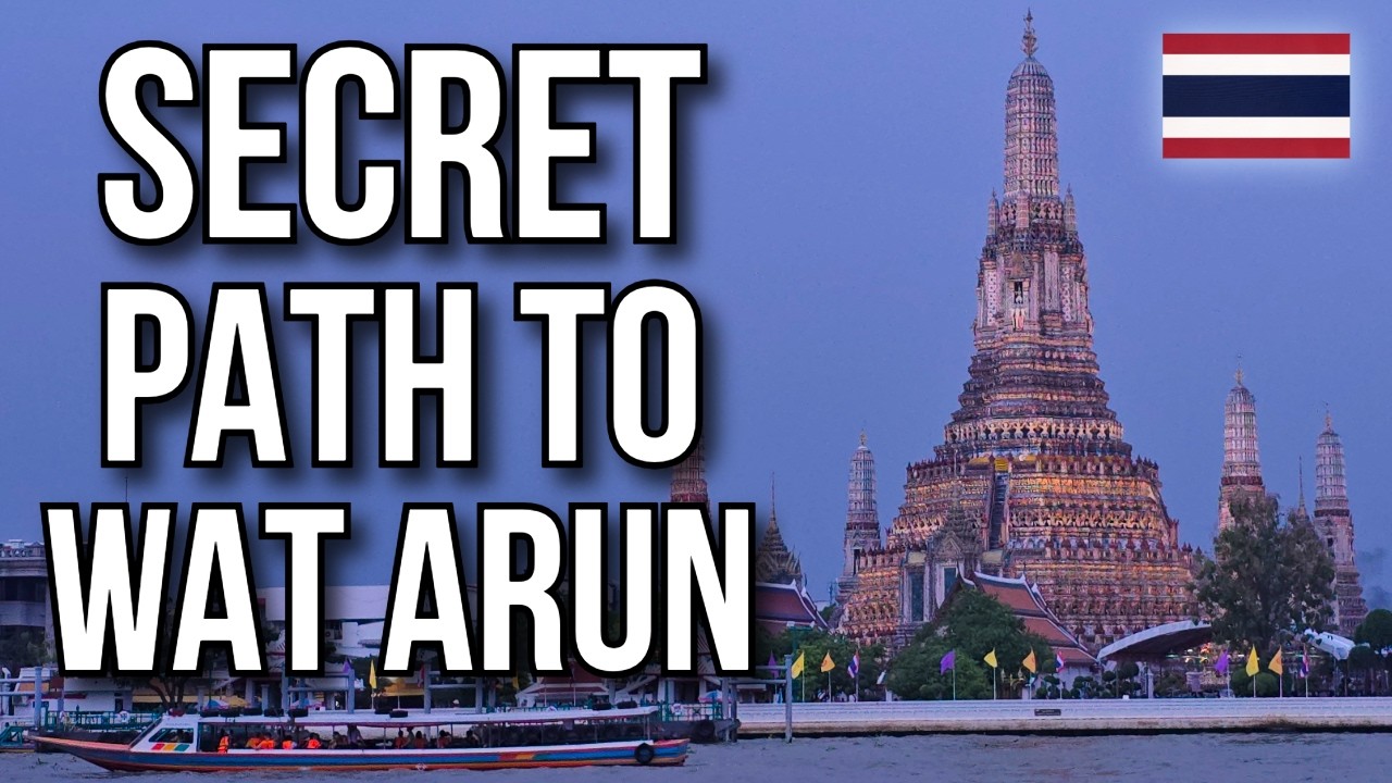 Bangkok's Secret Path to Wat Arun 🇹🇭 Walking Tour from Sanam Chai to the Temple of Dawn (2026)