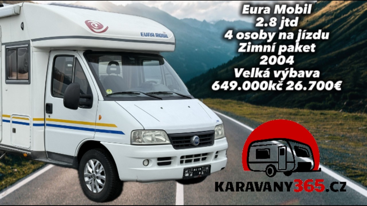 Expediční obytné auto - Eura Mobil s legendární 2.8l Iveco