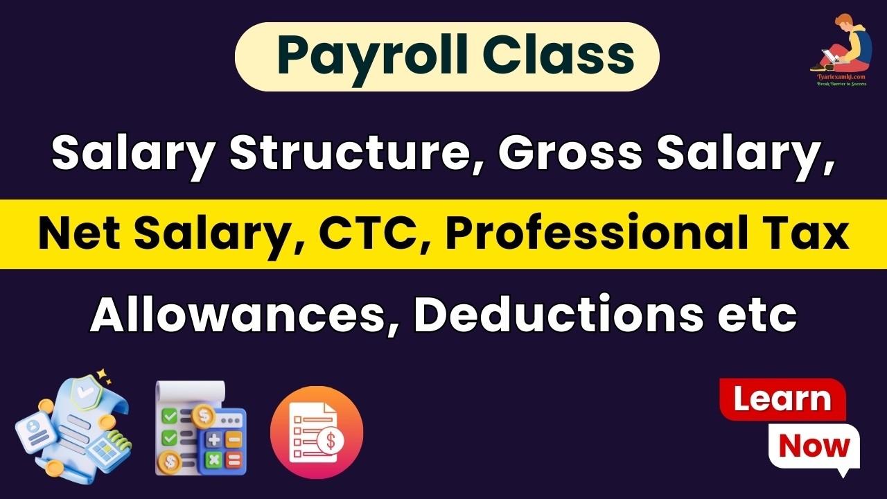 Salary Structure |  Gross Salary | Net Salary | CTC | Professional Tax | Allowances | Deductions