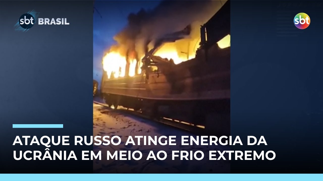 Rússia rompe trégua e lança mega-ataque contra infraestrutura da Ucrânia | #SBTBrasil