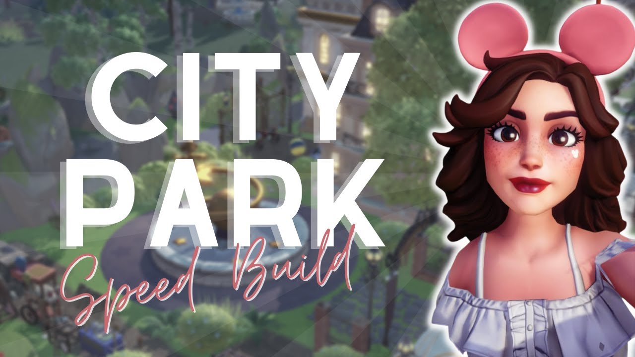 Plaza Makeover! / City Park Speed Build 🌳 / Disney Dreamlight Valley