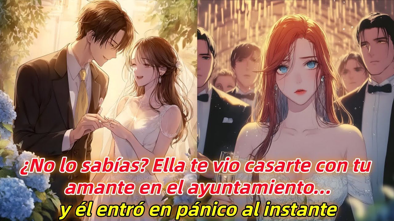 ¿No lo sabías?Ella te vio casarte con tu amante en el ayuntamiento…y él entró en pánico al instante.