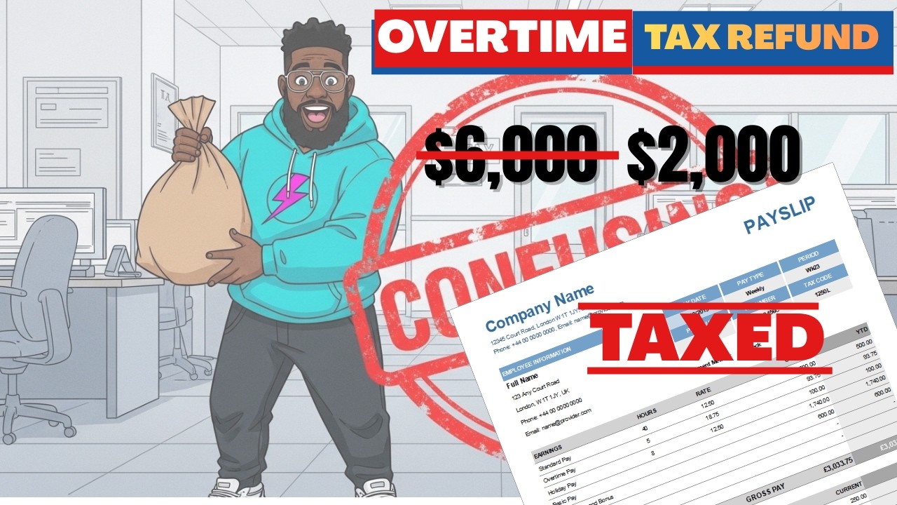 2025 Overtime Tax Deduction: The Manual Calculation (W-2 Warning) | Can't Find It #taxrefund