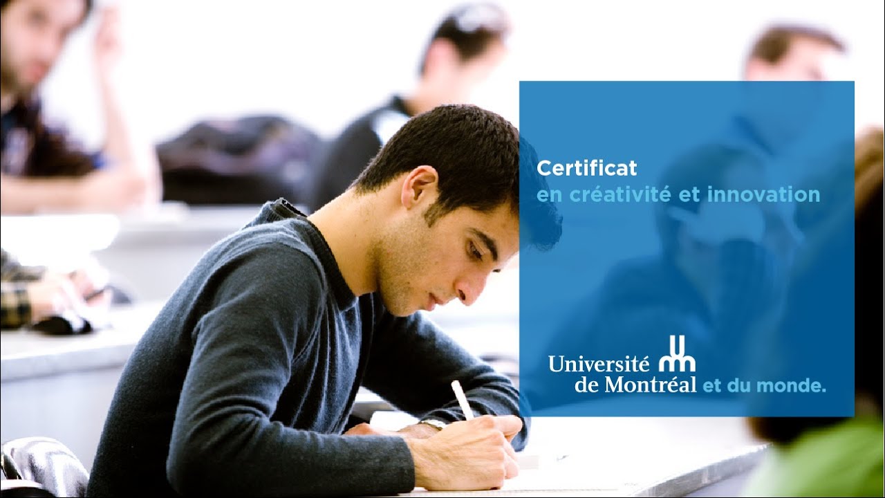 Certificat en créativité et innovation