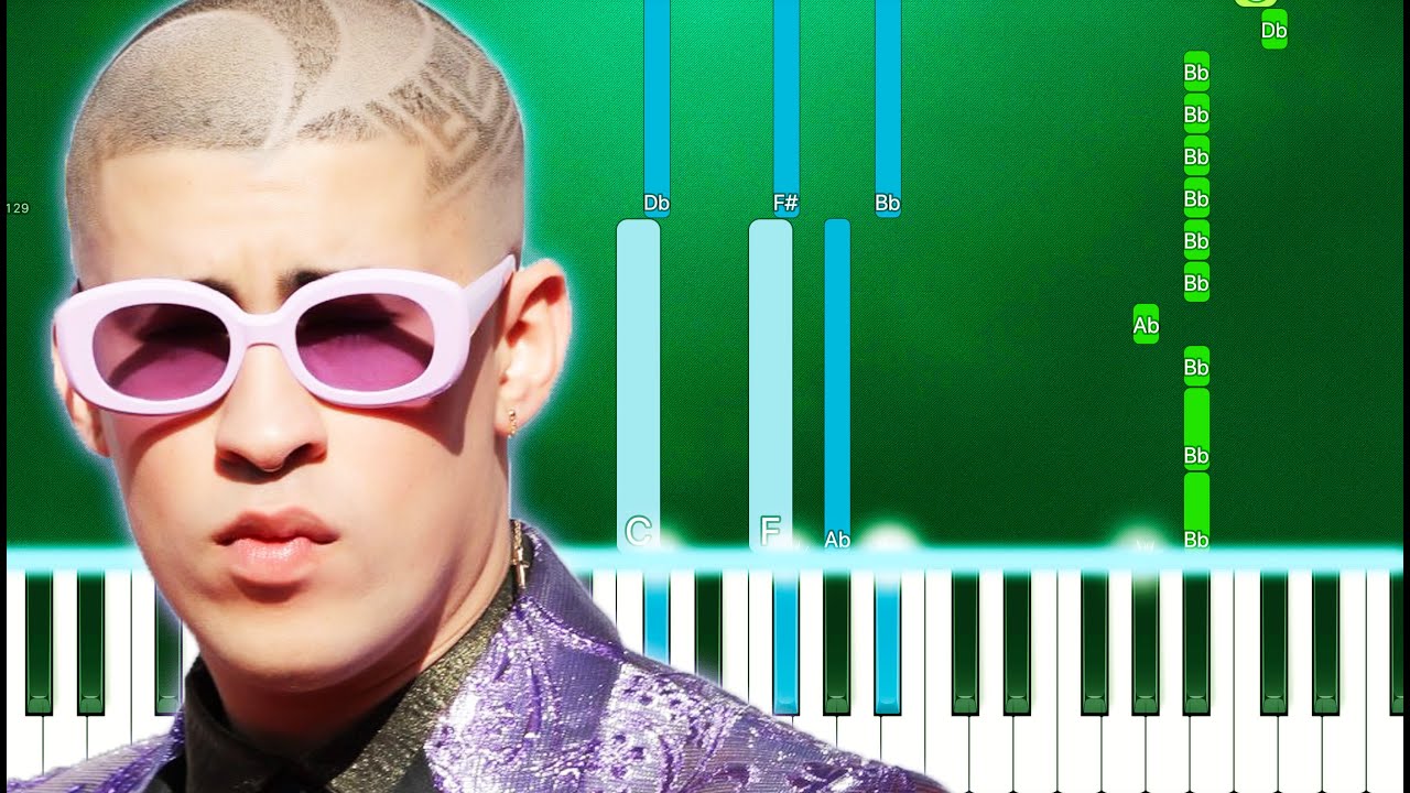 Bad Bunny x Duki x Pablo Chill-E - Hablamos Mañana (Piano Tutorial Easy)
