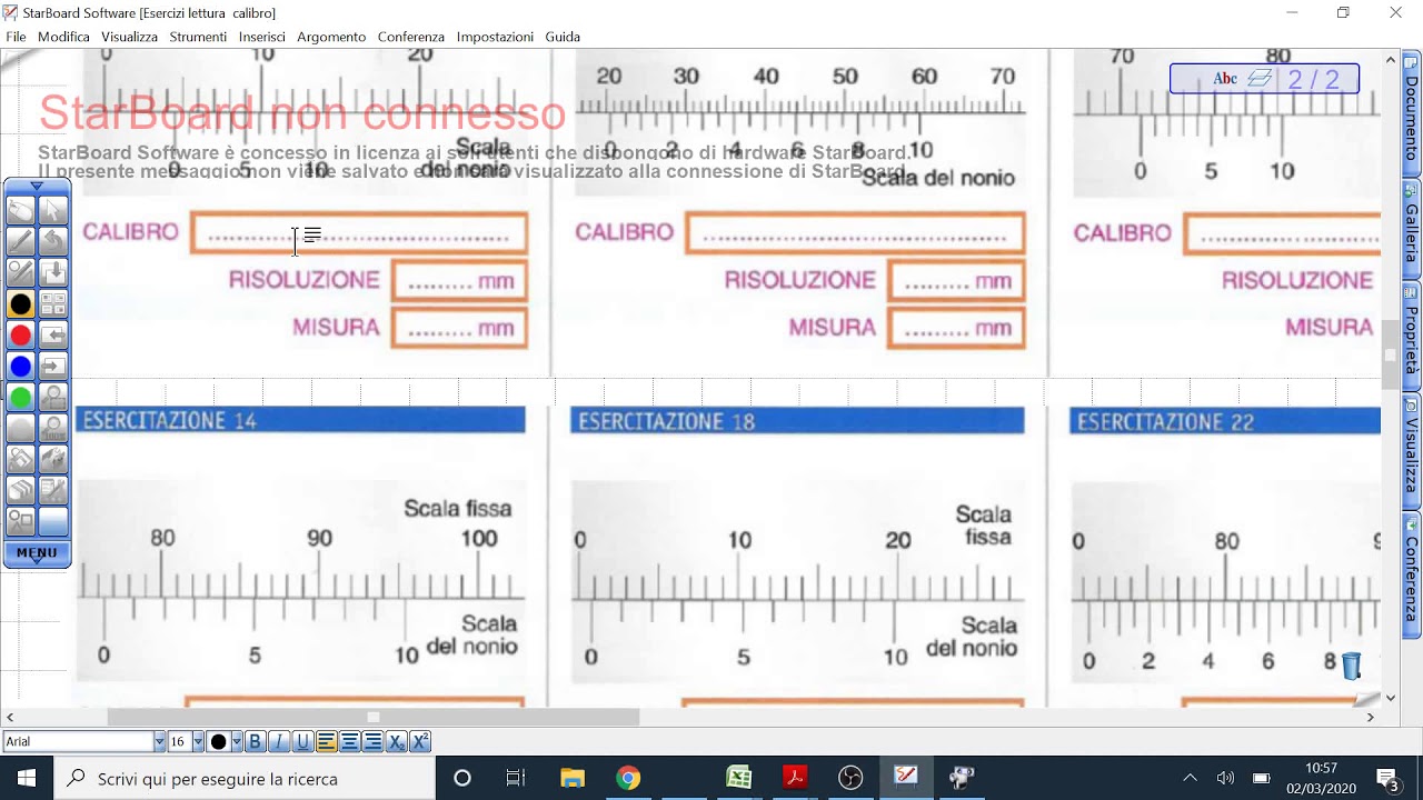 Correzione esercizi calibro - 2A 2019-2020