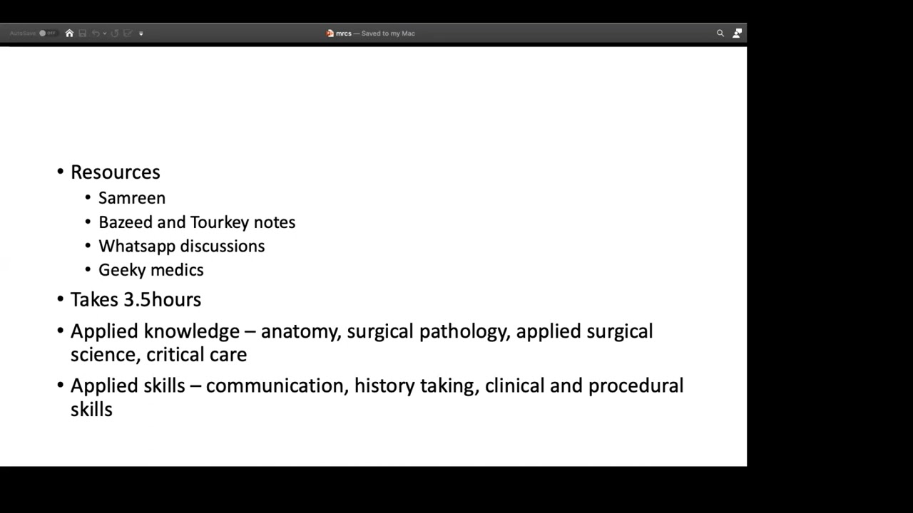 MRCS and FRCS pathways