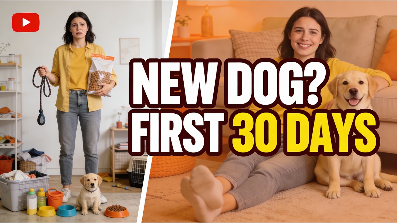 New Dog Owner Guide: First 30 Days Step‑by‑Step 🐶