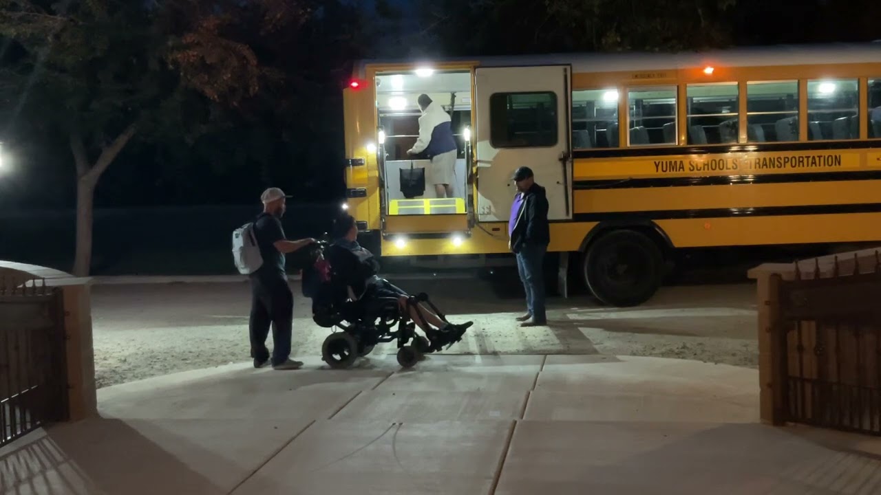Carter school bus ride “The kindness behind the bus door, hats off to the bus staff” kinda day. 