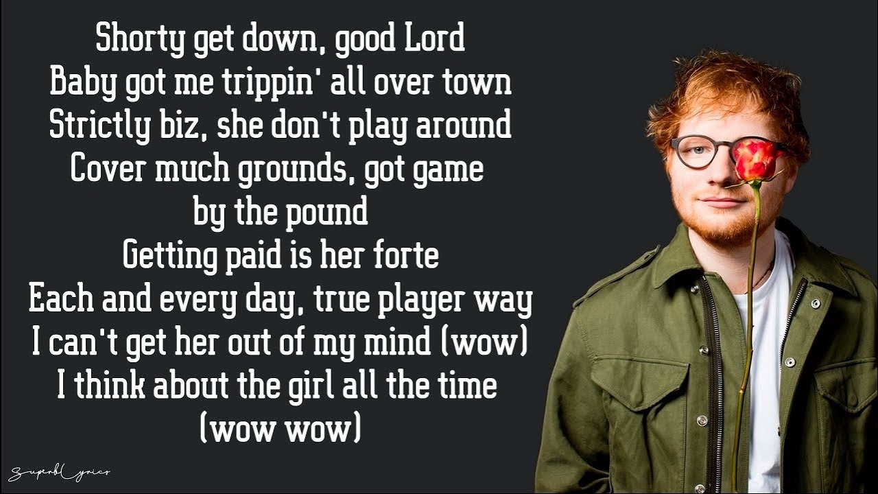 Ed Sheeran - No Diggity (Lyrics)