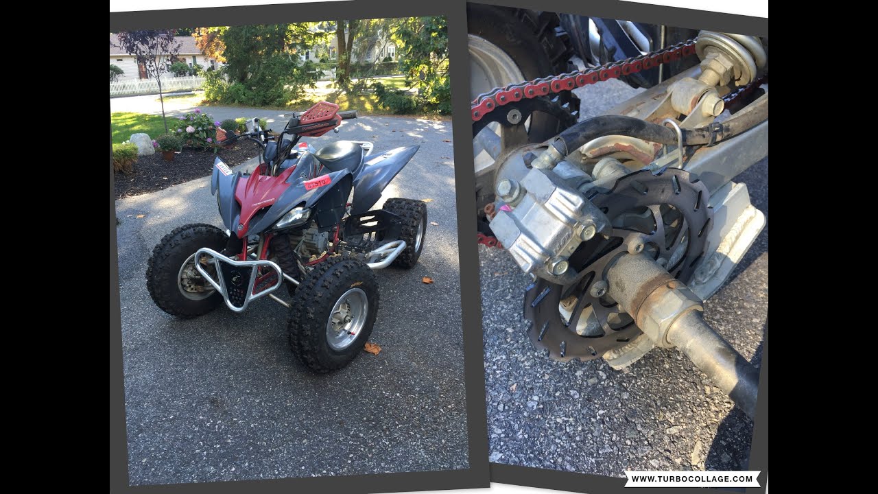 Yamaha Raptor 250 Rear Brake Replacement