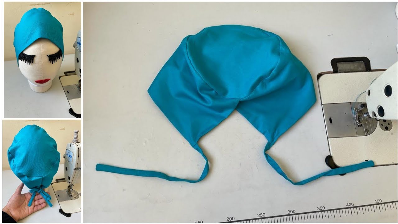 خياطة قبعة طبية | غطاء جراحي سهل الصنع | Easy-to-make surgical cap