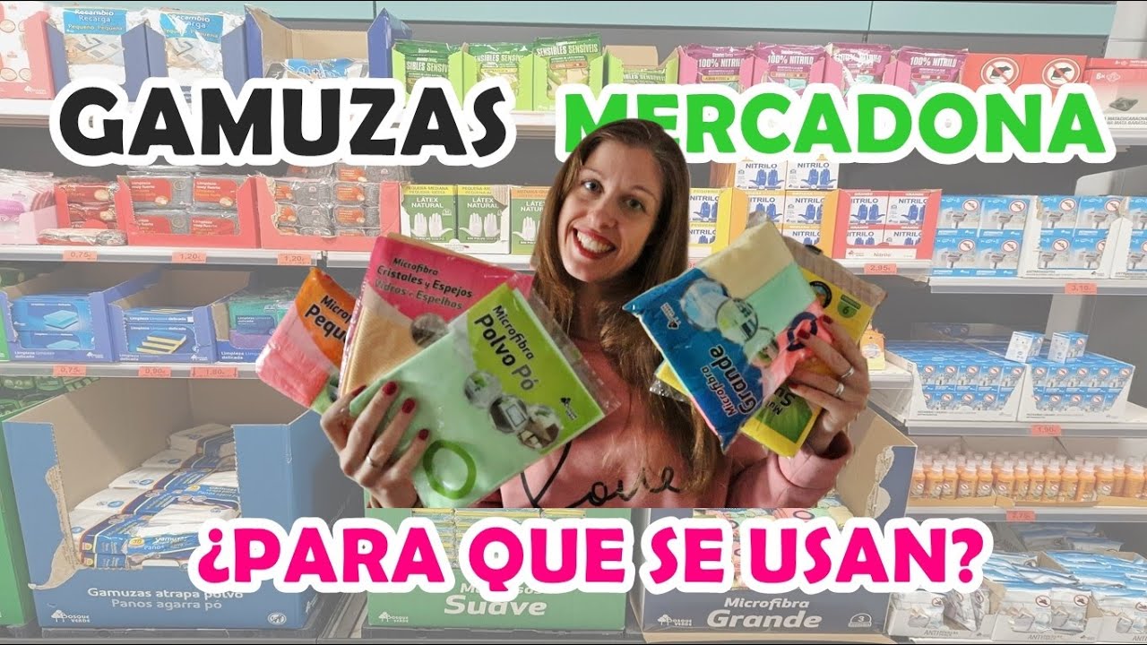 GAMUZAS MERCADONA | PARA QUE se USA CADA UNA | MIS FAVORITAS | TRUCOS