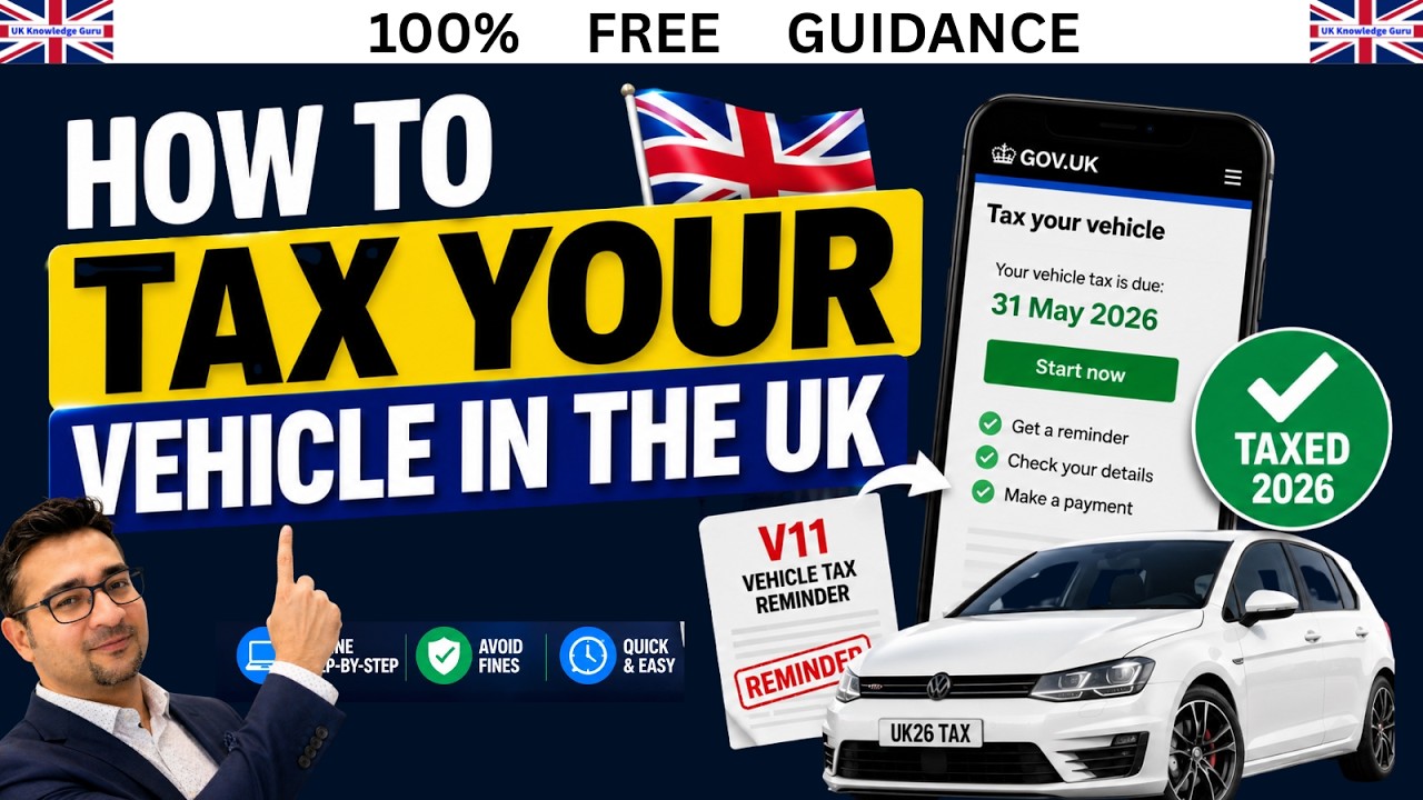 How to Tax Your Vehicle in the UK | DVLA Guide With or Without a V11 Reminder Letter
