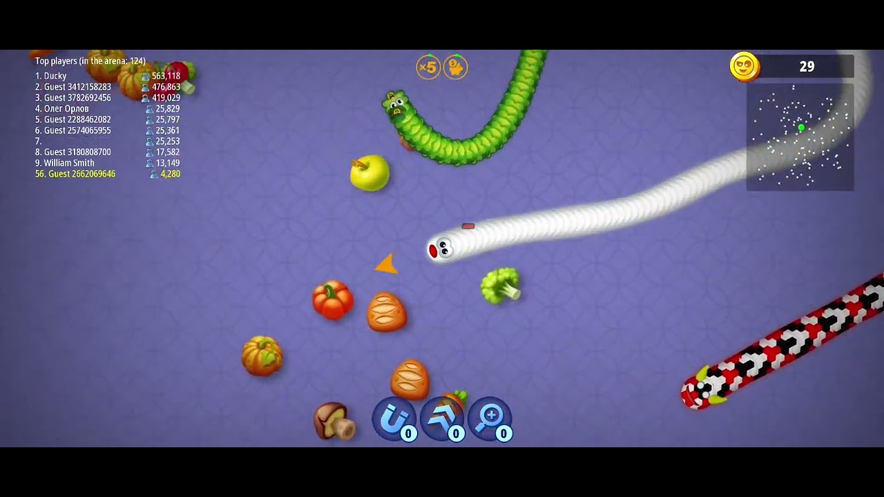 🐍😱 wroms zone io  biggest snake surroinding me #shorts #snake_game #saapwalagmae #wormszoneio #game