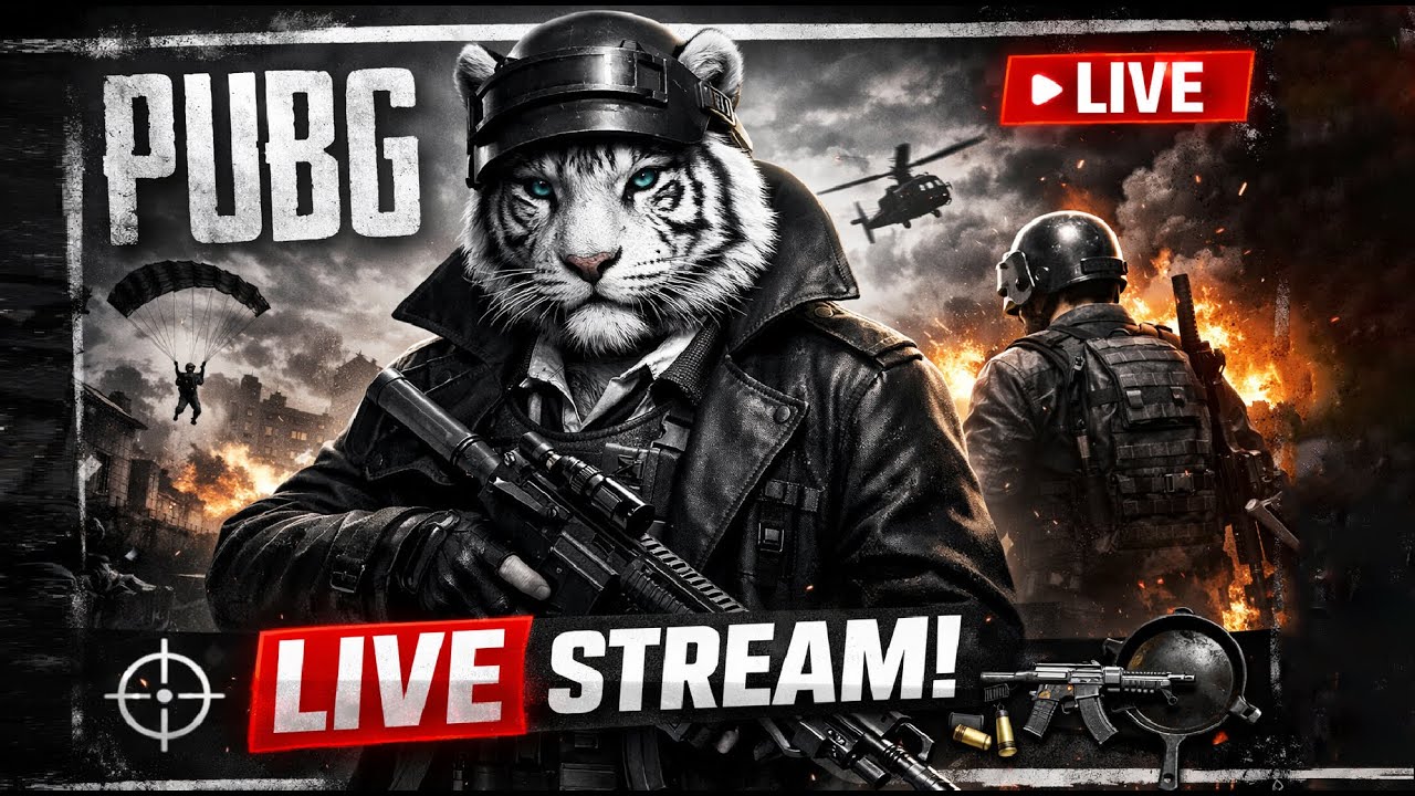 PUBG PC LIVE 🐯 | Chicken Dinner Ki Jagah Lobby Return 😂