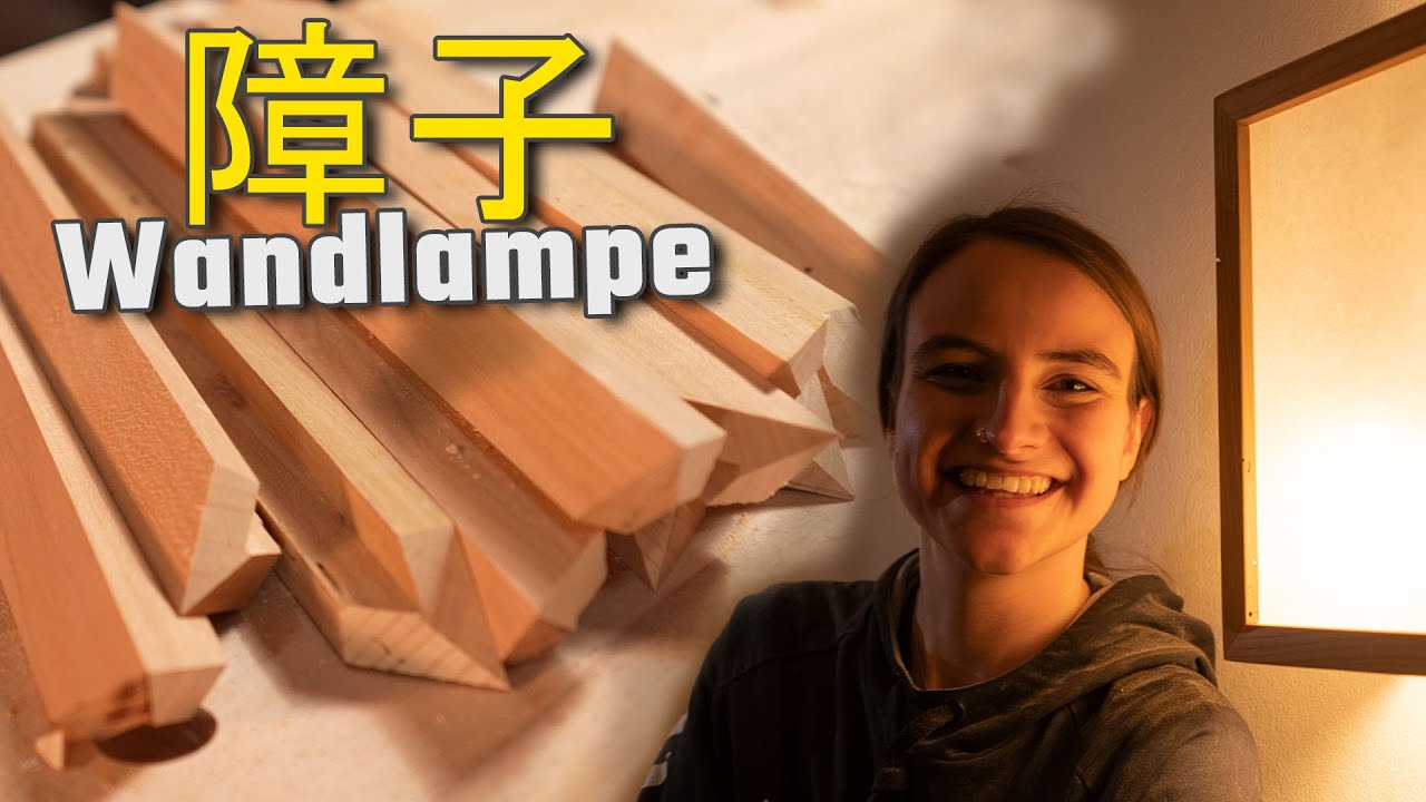 japanisches Papier - Shoji Lampe ganz einfach gebaut