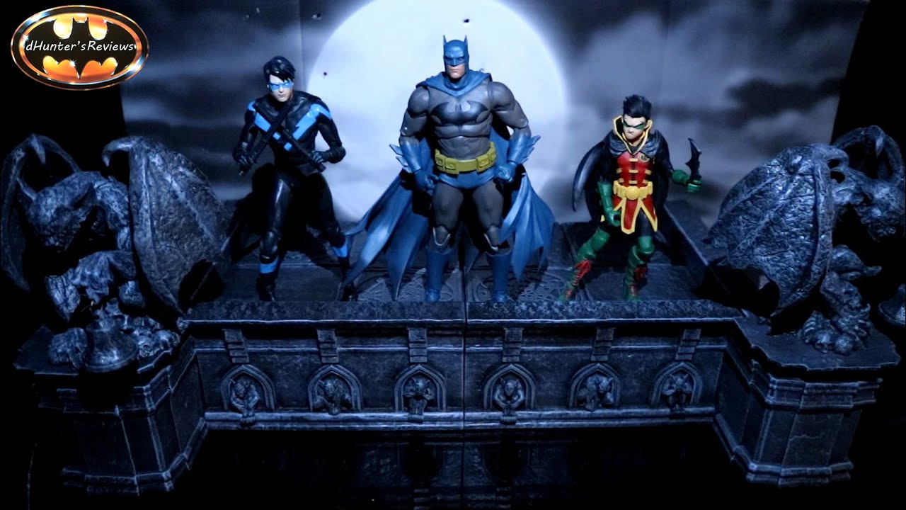 Toys Nest Rooftop Gargoyles 1:12 Diorama City Of Shadows Hellbringer Deluxe Diorama Batman Review