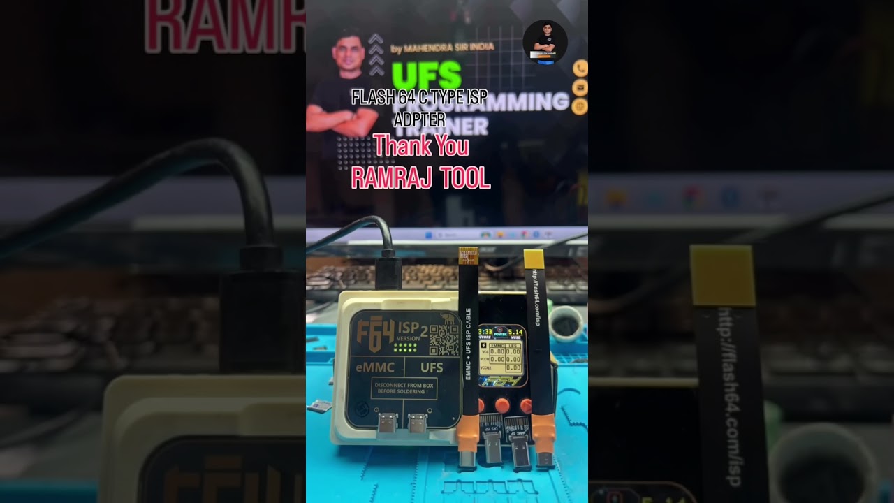 FLASH 64 C TYPE ISP Adapter Thanks You Ramraj Tool Bhopal