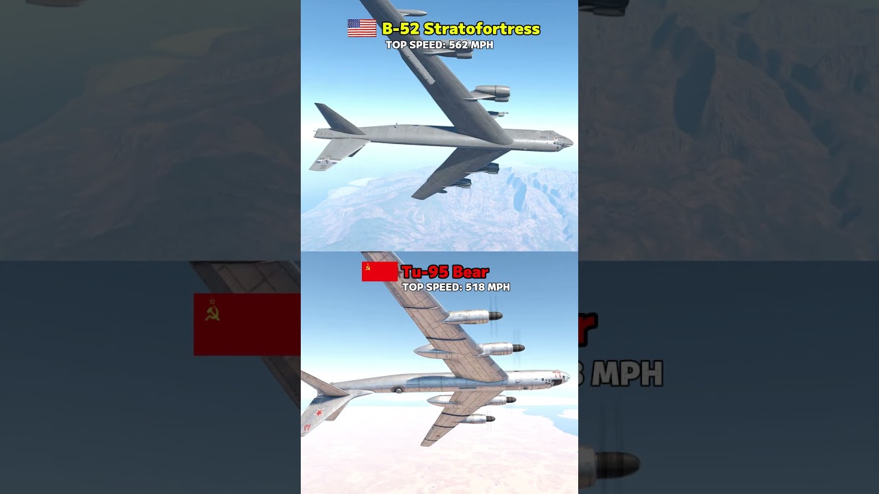 Nuclear Bombers in War thunder!!! (Tu-95 vs B-52)