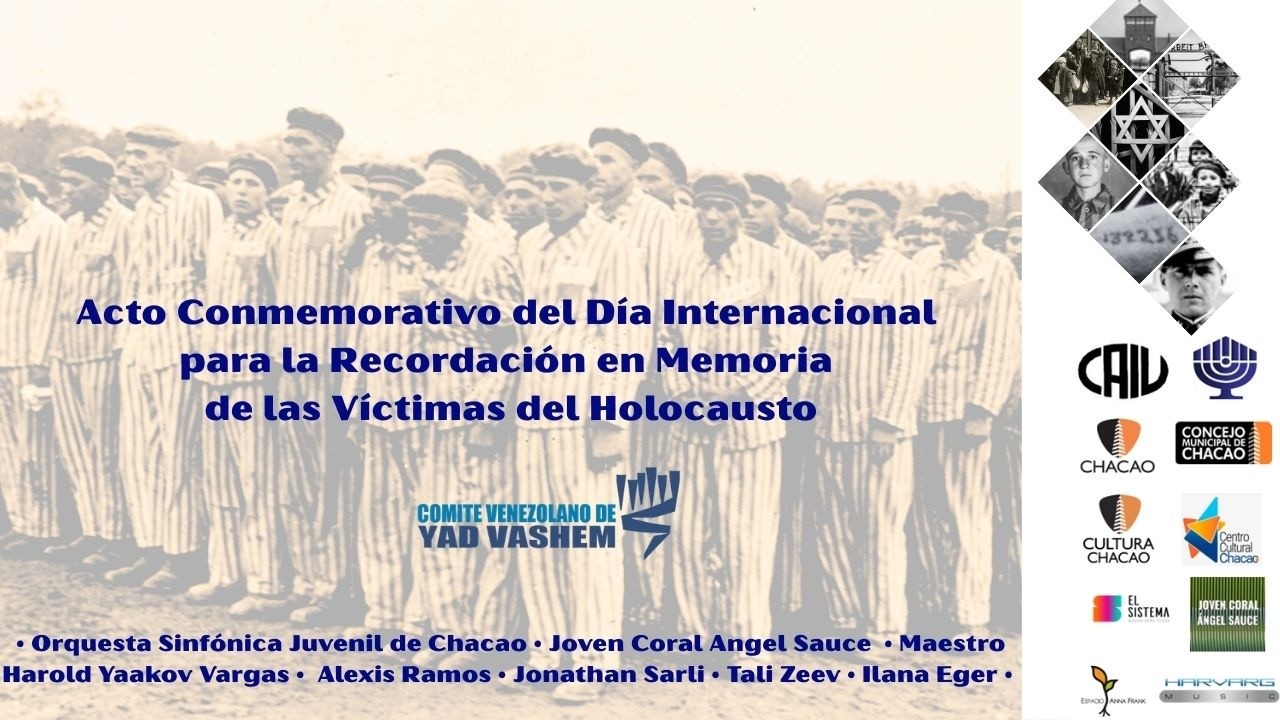 Día Internacional para la Recordación en Memoria de las Víctimas del Holocausto Chacao 2026