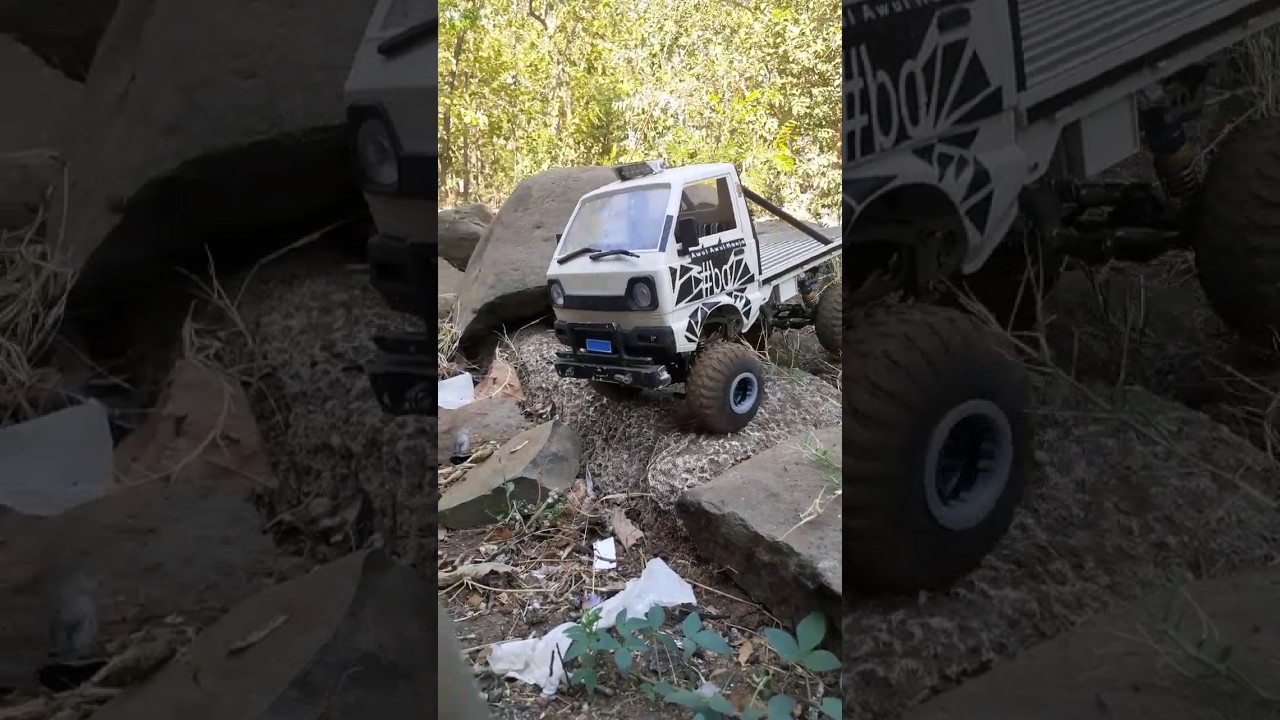 WPL D12 OFFROAD TEST CLIMBING RC ADVENTURE
